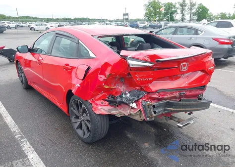 2021 Honda Civic Sport z USA, uszkodzony, nr VIN 2HGFC2F81MH520687